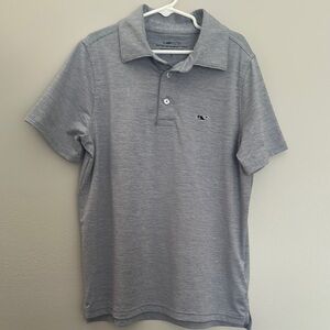 Vineyard Vines Gray Polo Shirt Classic Style